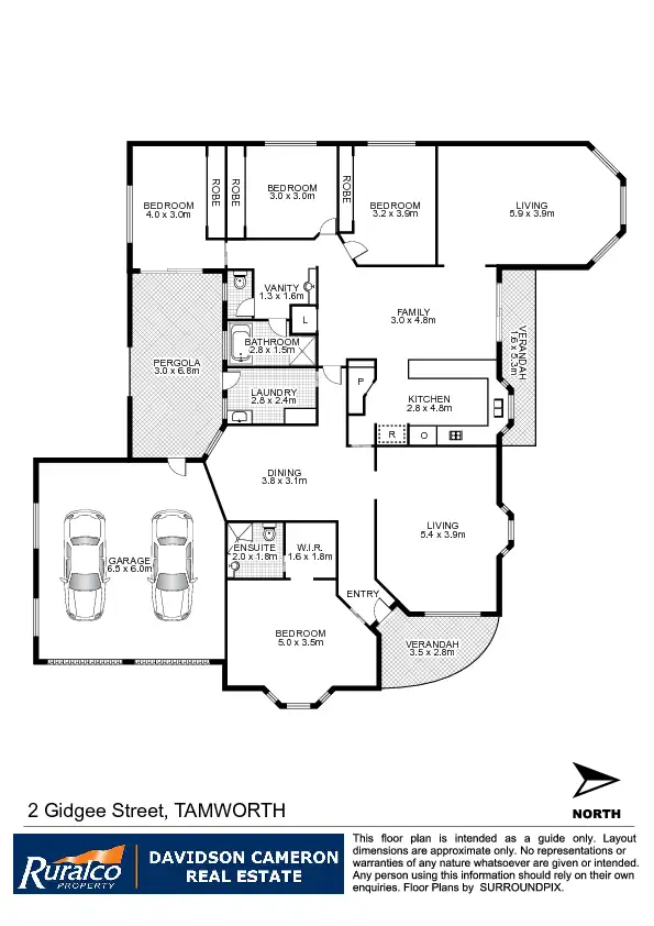 Floorplan of Homely house listing, 2 Gidgee Street, Tamworth NSW 2340