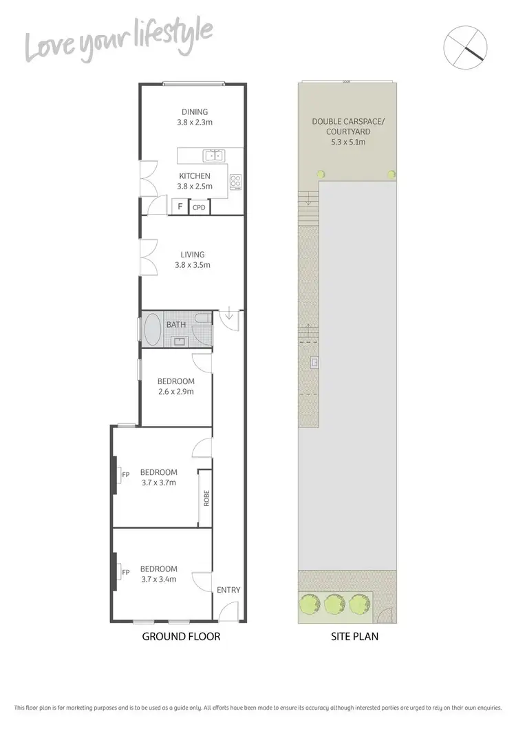 Floorplan of Homely house listing, 7 Pine Street, Newtown NSW 2042