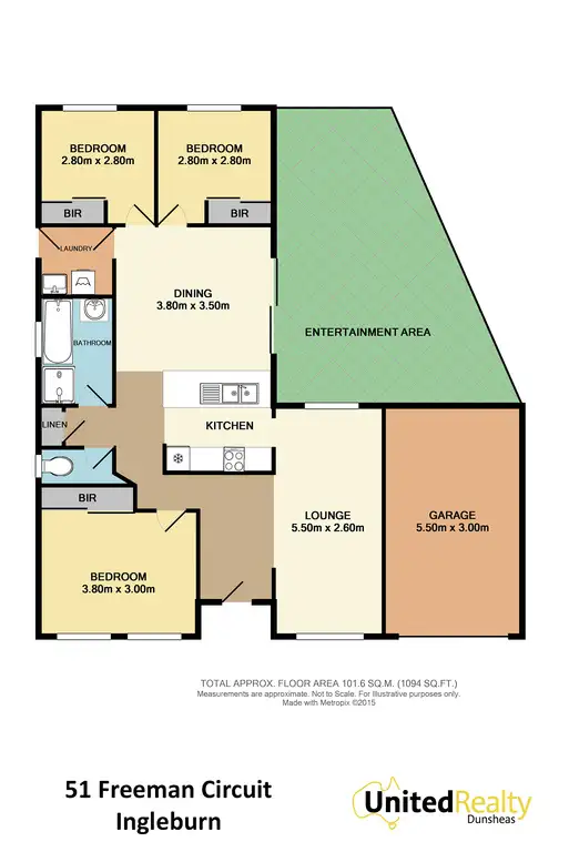 Floorplan of Homely house listing, 51 Freeman Circuit, Ingleburn NSW 2565