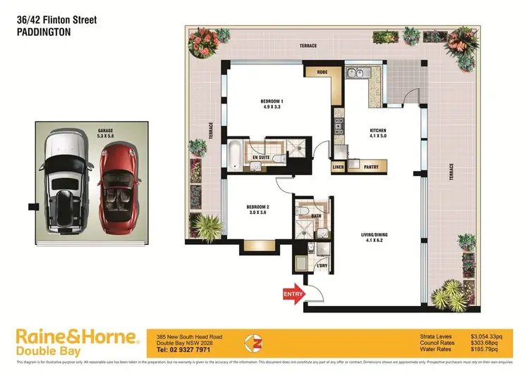 Floorplan of Homely apartment listing, 36/42 Flinton Street, Paddington NSW 2021