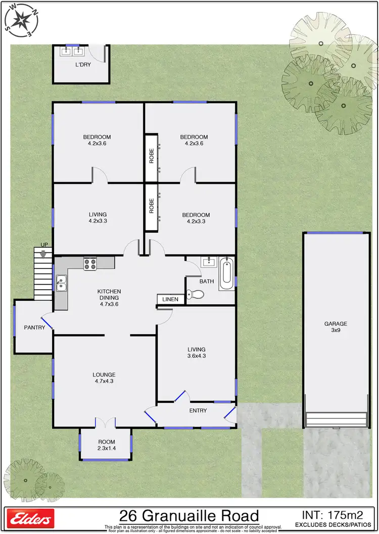 Floorplan of Homely house listing, 26 Granuaille Road, Bangalow NSW 2479
