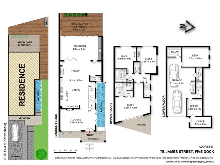 Floorplan of Homely house listing, 7B James Street, Five Dock NSW 2046