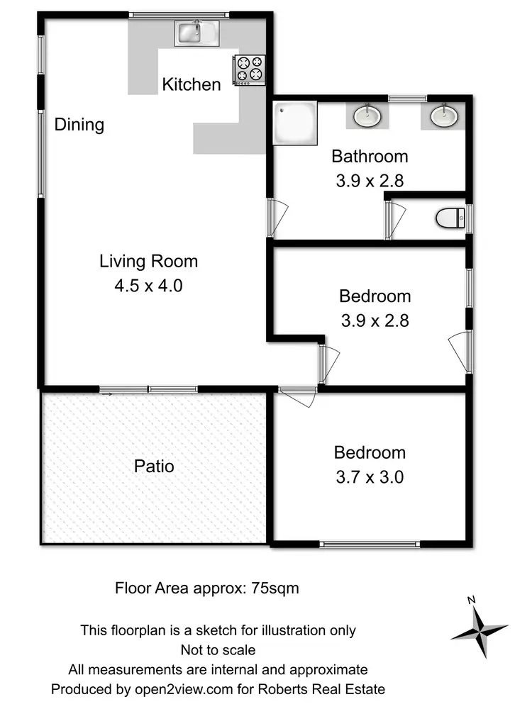 Floorplan of Homely house listing, 13 Eighth Avenue, Dodges Ferry TAS 7173