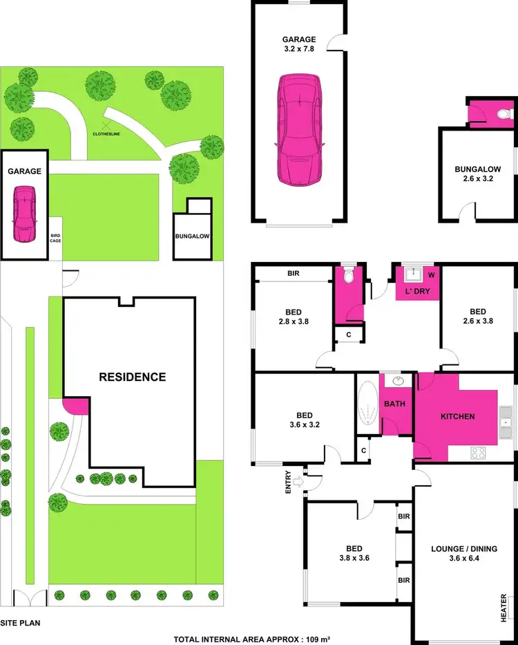 Floorplan of Homely house listing, 40 Wilsons Road, Newcomb VIC 3219