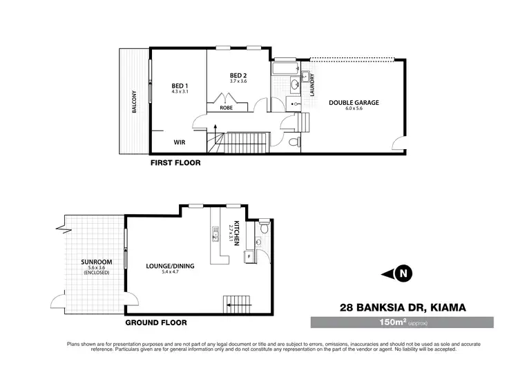 Floorplan of Homely townhouse listing, 28 Banksia Drive, Kiama NSW 2533