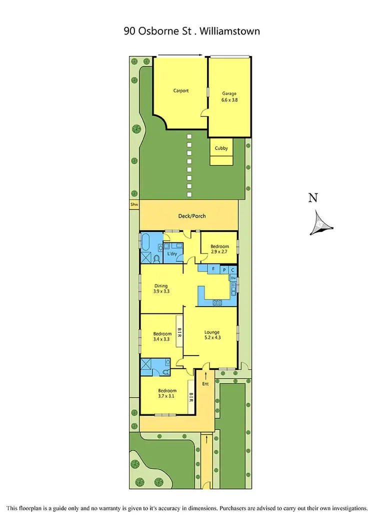 Floorplan of Homely house listing, 90 Osborne Street, Williamstown VIC 3016