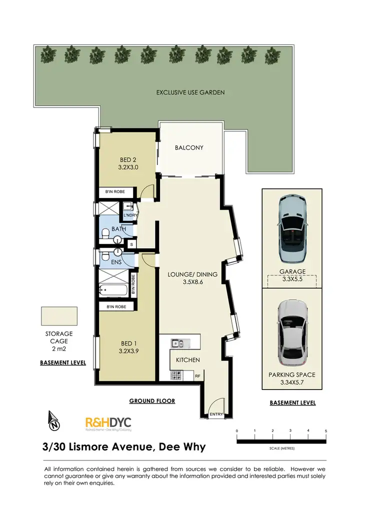 Floorplan of Homely unit listing, 3/30 Lismore Avenue, Dee Why NSW 2099