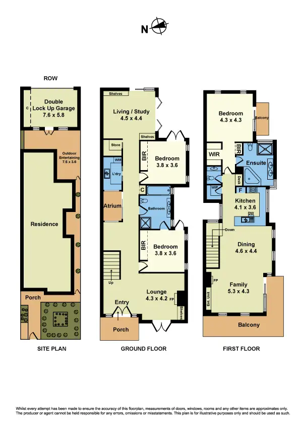 Floorplan of Homely house listing, 43B Cole Street, Williamstown VIC 3016