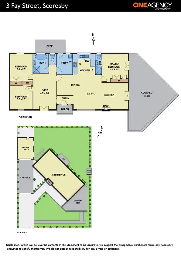 Floorplan of Homely house listing, 3 Fay Street, Scoresby VIC 3179