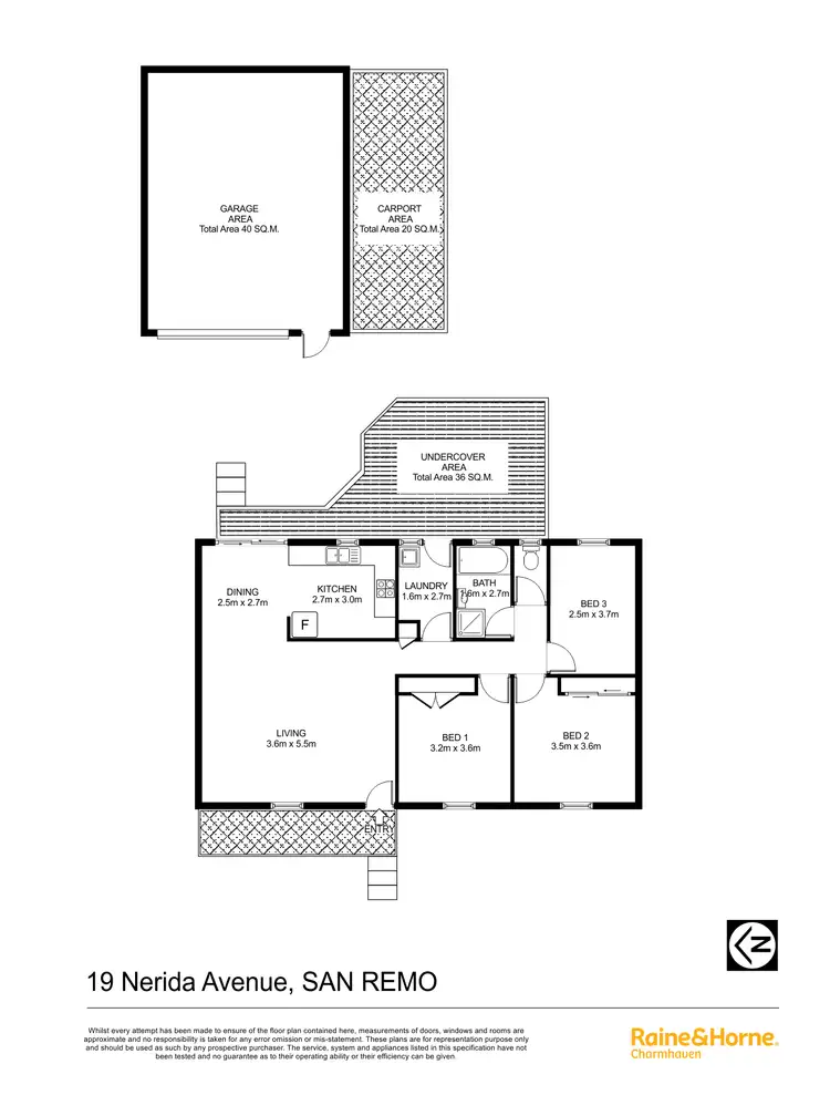 Floorplan of Homely house listing, 19 Nerida Avenue, San Remo NSW 2262