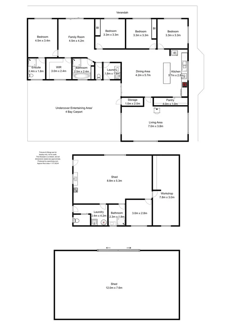 Floorplan of Homely house listing, 5 Ceres Road, Oatlands TAS 7120