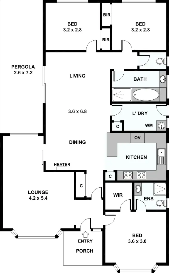 Floorplan of Homely house listing, 26 Currunghi Crescent, St Albans VIC 3021