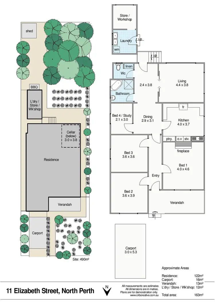 Floorplan of Homely house listing, 11 Elizabeth Street, North Perth WA 6006