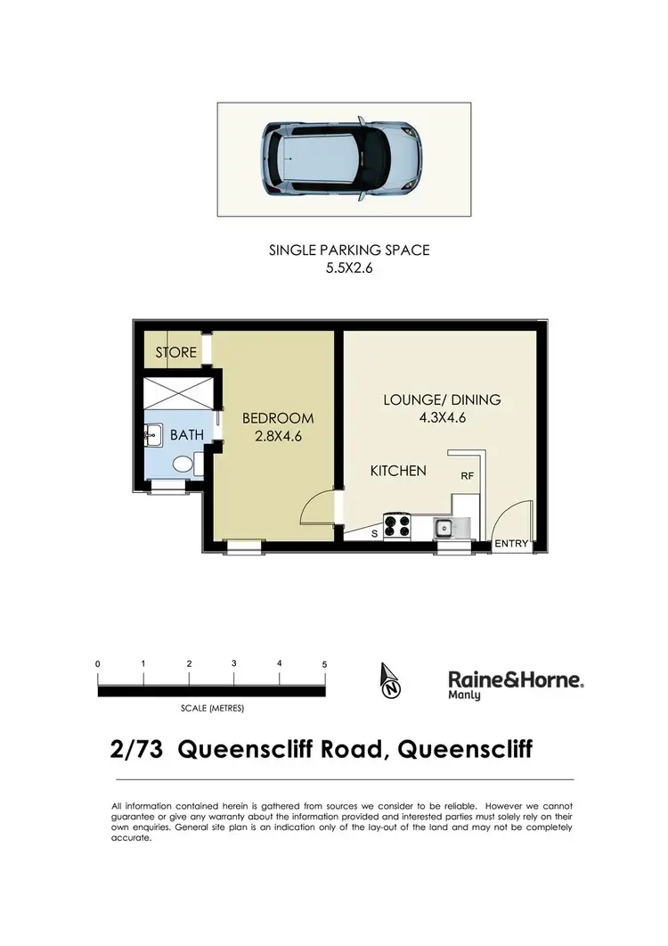 Floorplan of Homely apartment listing, 2/73 Queenscliff Road, Queenscliff NSW 2096
