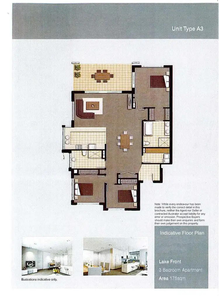 Floorplan of Homely apartment listing, 236/3 Pendraat Parade, Hope Island QLD 4212
