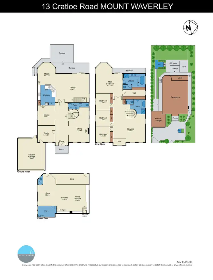 Floorplan of Homely house listing, 13 Cratloe Road, Mount Waverley VIC 3149