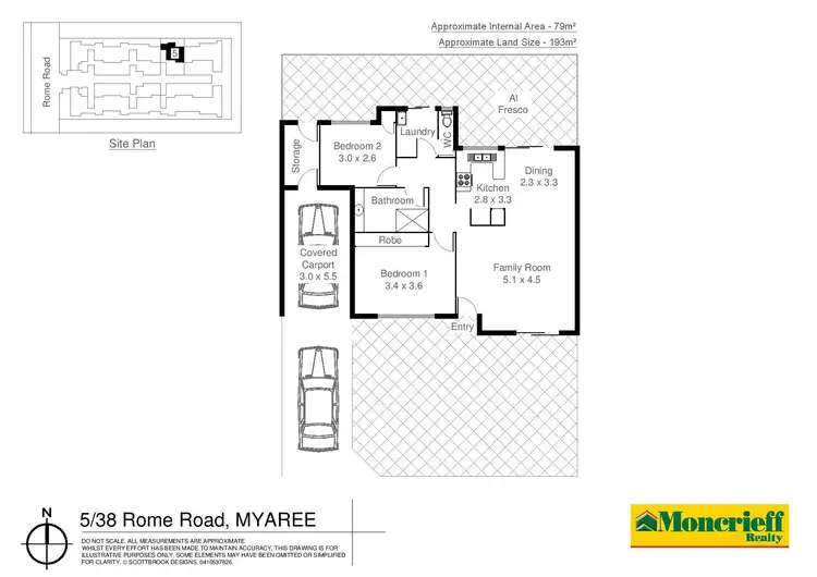 Floorplan of Homely house listing, 5/38 Rome Road, Myaree WA 6154