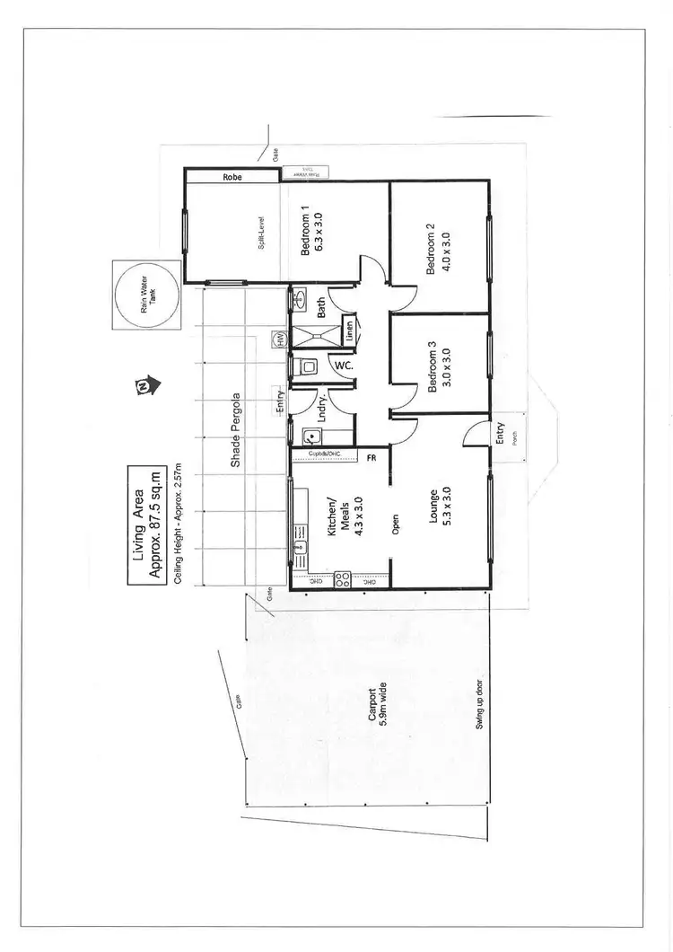 Floorplan of Homely house listing, 2 Roberts Street, Berri SA 5343