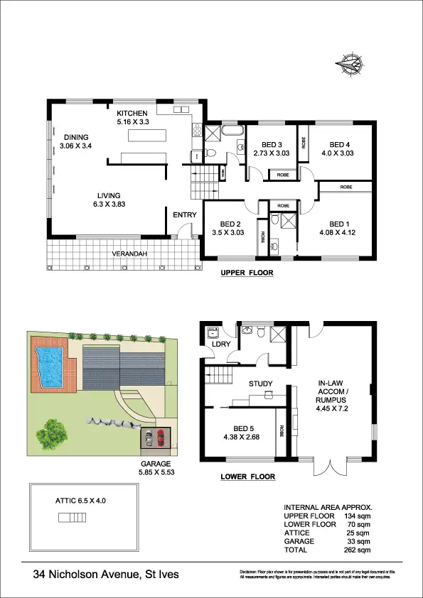 Floorplan of Homely house listing, 34 Nicholson Avenue, St Ives NSW 2075