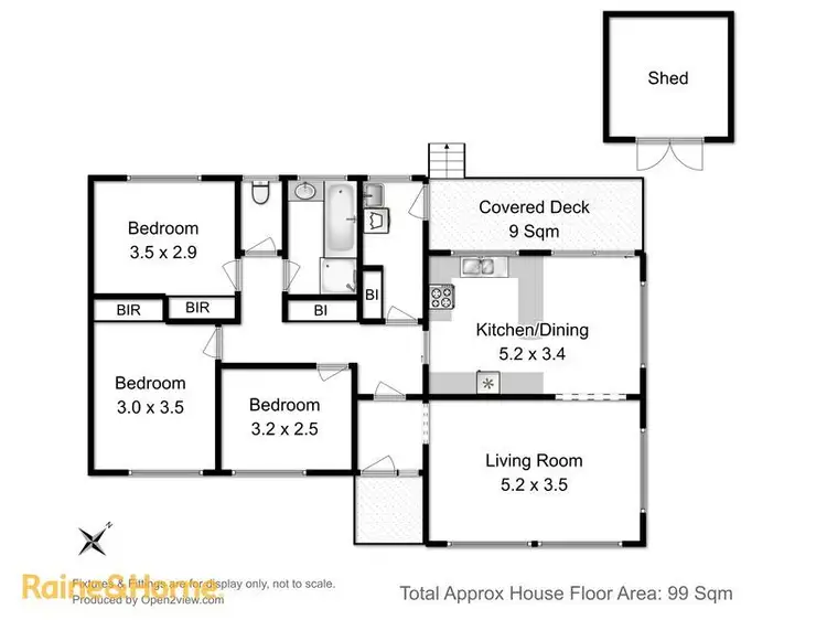 Floorplan of Homely house listing, 57 Whitewater Crescent, Kingston TAS 7050