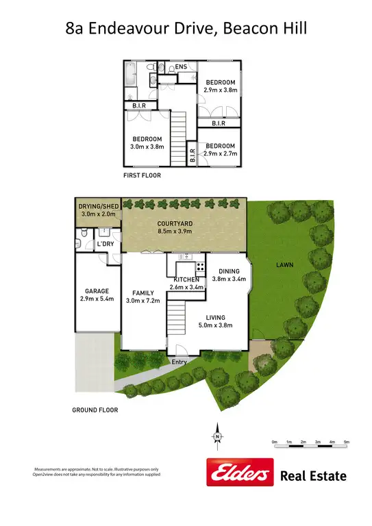 Floorplan of Homely house listing, 8a Endeavour Drive, Beacon Hill NSW 2100