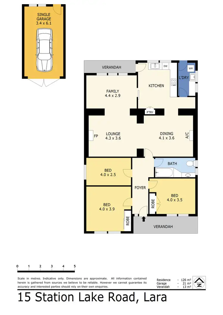 Floorplan of Homely house listing, 15 Station Lake Road, Lara VIC 3212