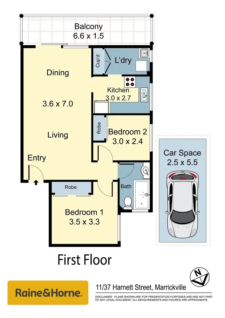 Floorplan of Homely apartment listing, 11/37 Harnett Avenue, Marrickville NSW 2204
