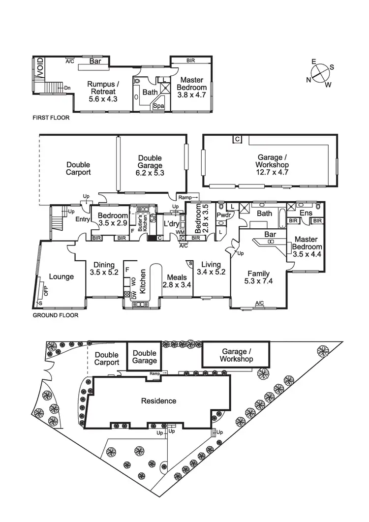 Floorplan of Homely house listing, 17 Meribah Close, Mornington VIC 3931