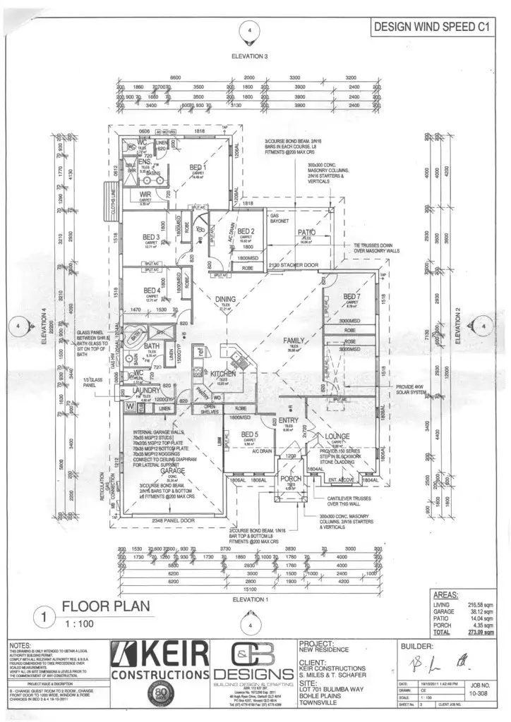 Floorplan of Homely house listing, 10 Bulimba Way, Bohle Plains QLD 4817