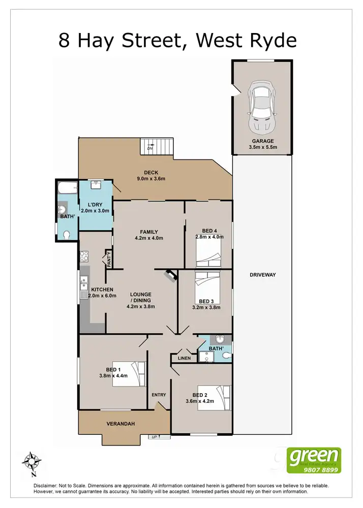 Floorplan of Homely house listing, 8 Hay Street, West Ryde NSW 2114