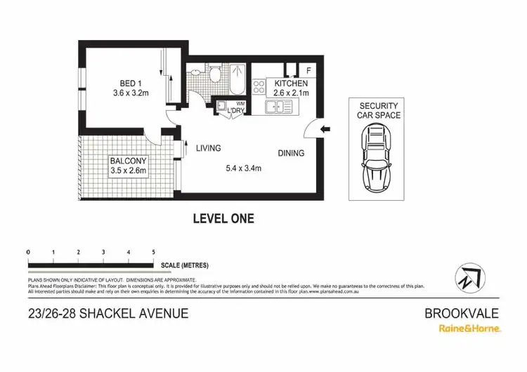Floorplan of Homely unit listing, 23/26-28 Shackel Avenue, Brookvale NSW 2100