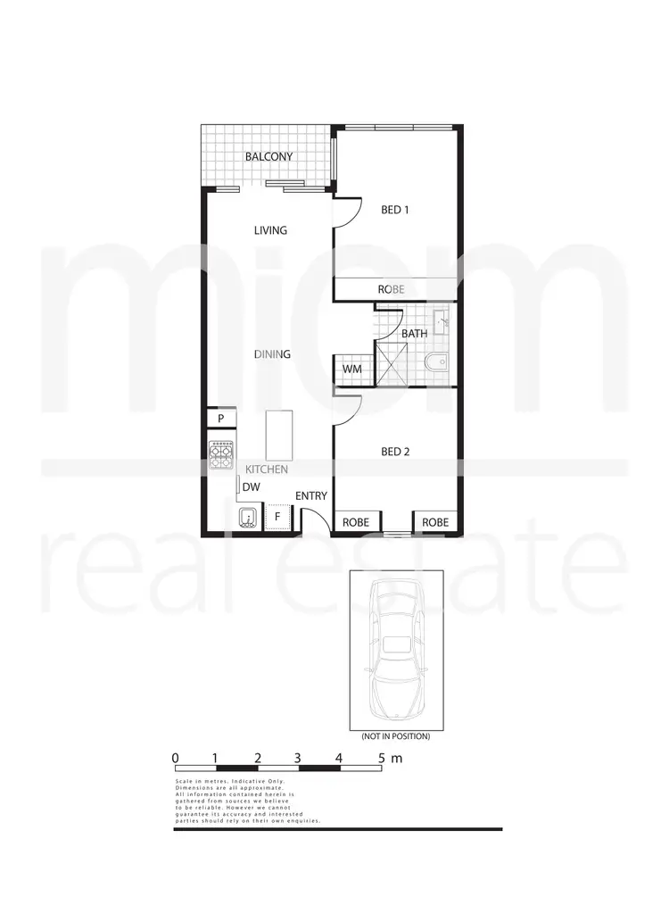 Floorplan of Homely apartment listing, A310/8 Grosvenor Street, Abbotsford VIC 3067