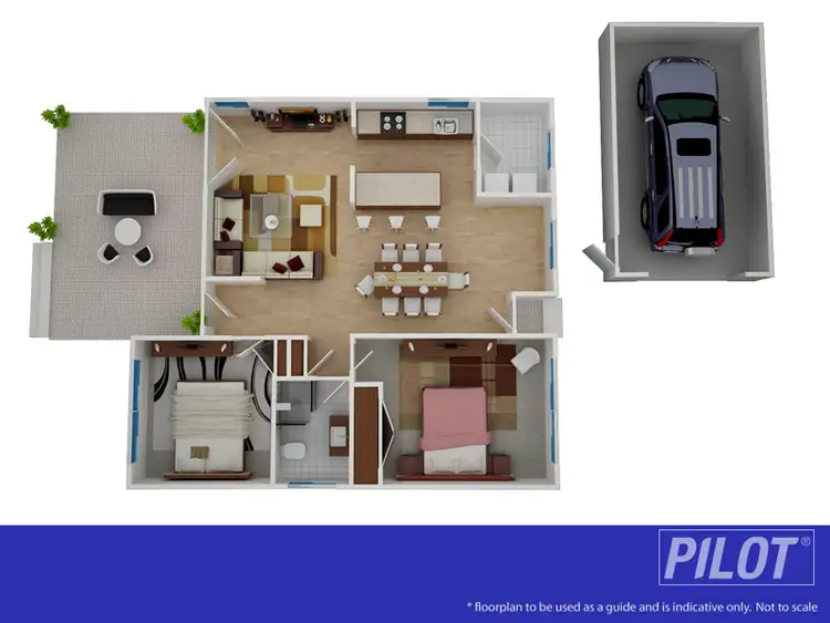Floorplan of Homely unit listing, 1/8 Burns Street, Frankston VIC 3199