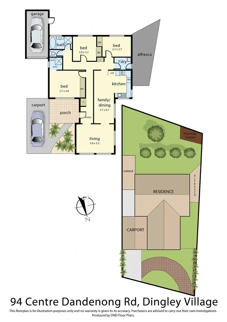Floorplan of Homely house listing, 94 Centre Dandenong Road, Dingley Village VIC 3172