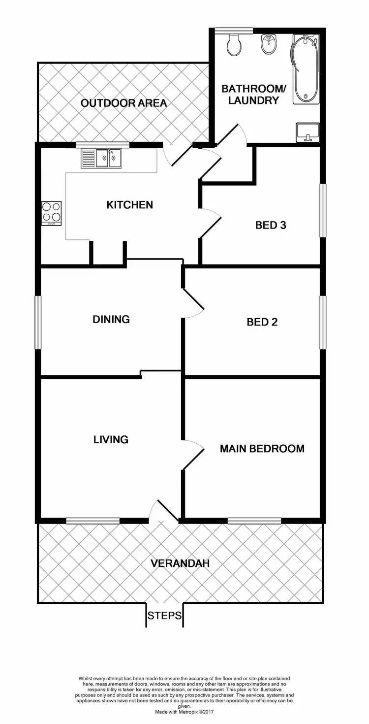 Floorplan of Homely house listing, 8 Portland Street, Horseshoe Bend NSW 2320