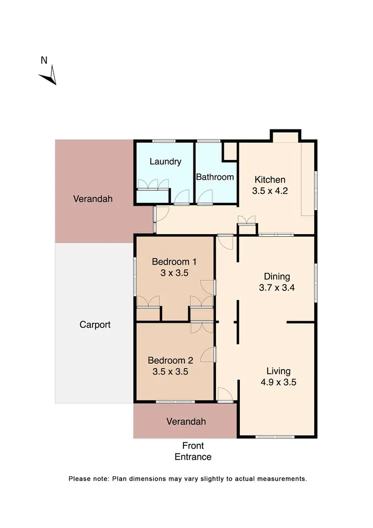Floorplan of Homely house listing, 410 Navigators Road, Navigators VIC 3352