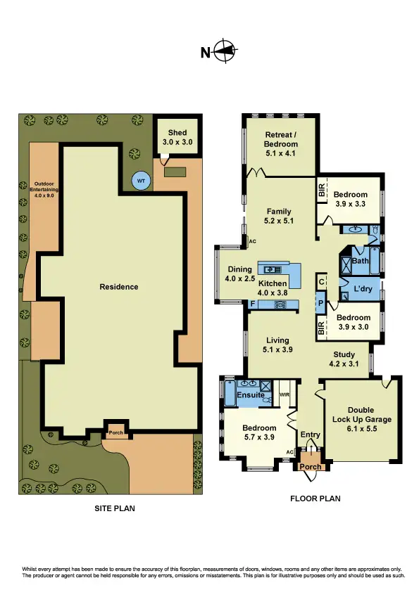 Floorplan of Homely house listing, 122 Grieve Parade, Altona VIC 3018