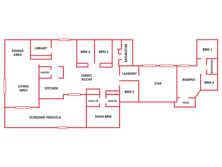 Floorplan of Homely rural property listing, 791 Upper Brookfield Road, Upper Brookfield QLD 4069