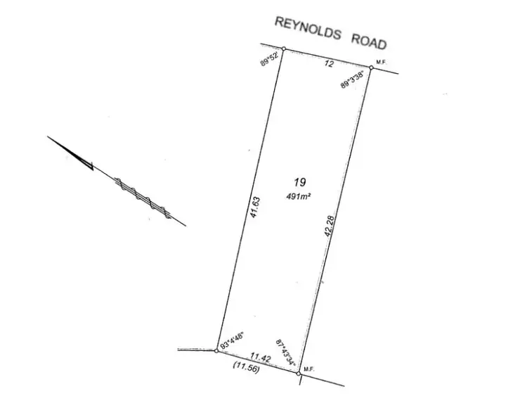 Floorplan of Homely land listing, 105 Reynolds Road, Mount Pleasant WA 6153