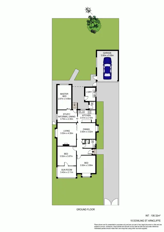 Floorplan of Homely house listing, 15 Dowling Street, Arncliffe NSW 2205