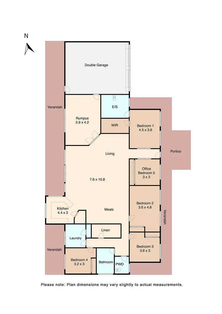 Floorplan of Homely house listing, 446 Wilsons Road, Haddon VIC 3351
