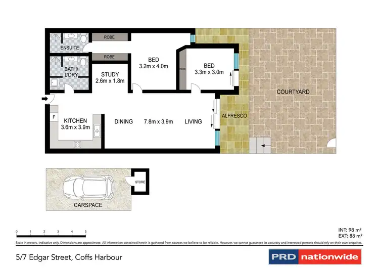 Floorplan of Homely unit listing, G.05/7 Edgar Street, Coffs Harbour NSW 2450