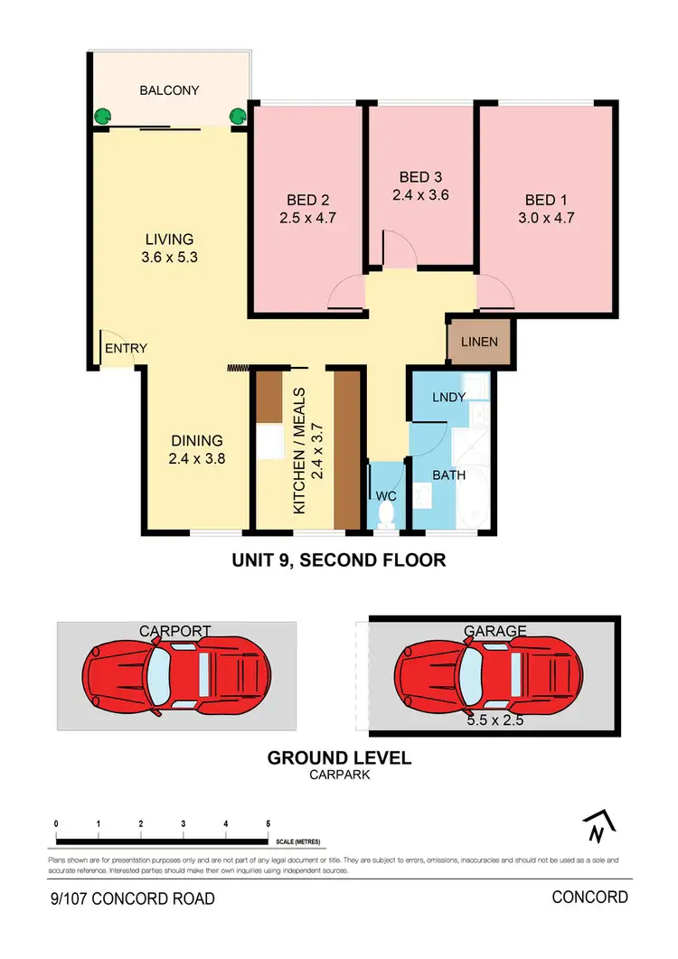 Floorplan of Homely apartment listing, 9/107 Concord Road, Concord NSW 2137