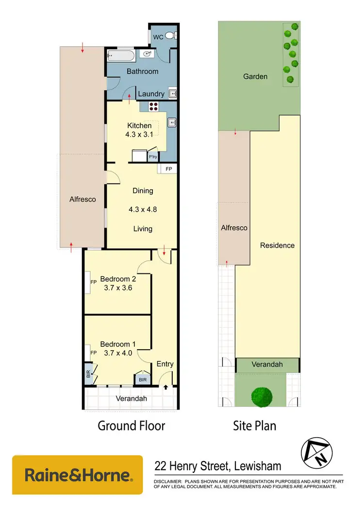 Floorplan of Homely house listing, 22 Henry Street, Lewisham NSW 2049