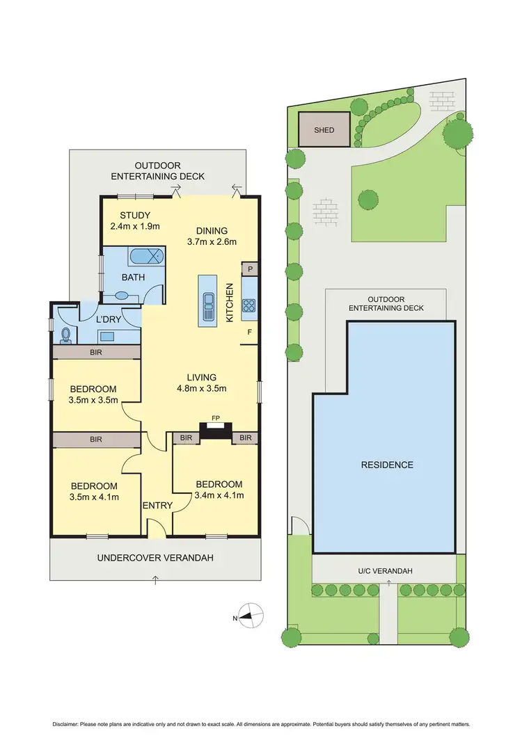Floorplan of Homely house listing, 14 Robb Street, Spotswood VIC 3015
