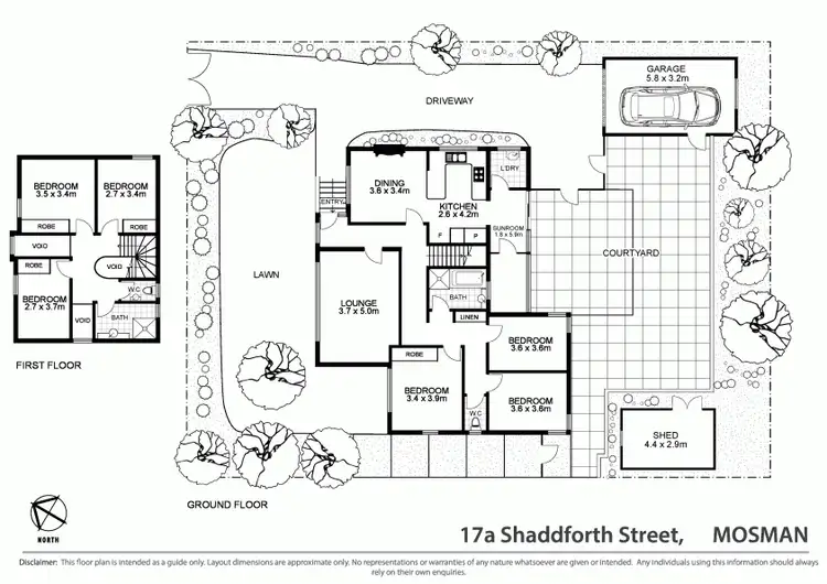Floorplan of Homely house listing, 17A Shadforth Street, Mosman NSW 2088
