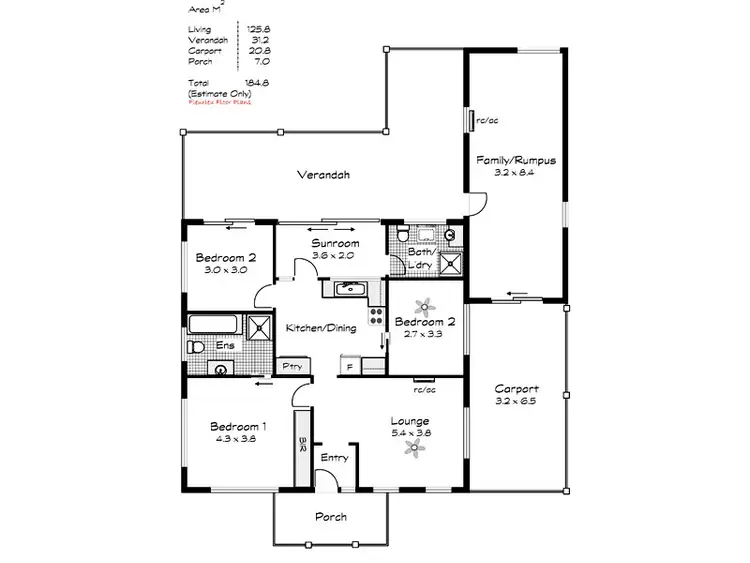 Floorplan of Homely house listing, 27 David Street, Mccracken SA 5211