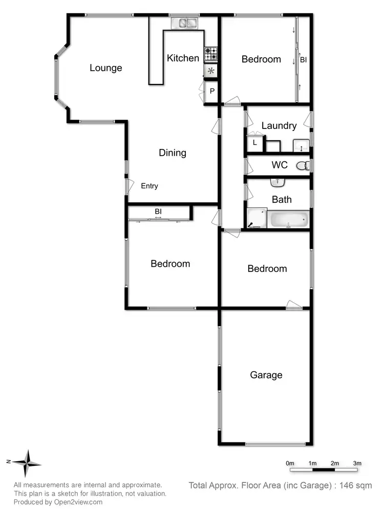 Floorplan of Homely house listing, 17 Bonsai Place, Margate TAS 7054