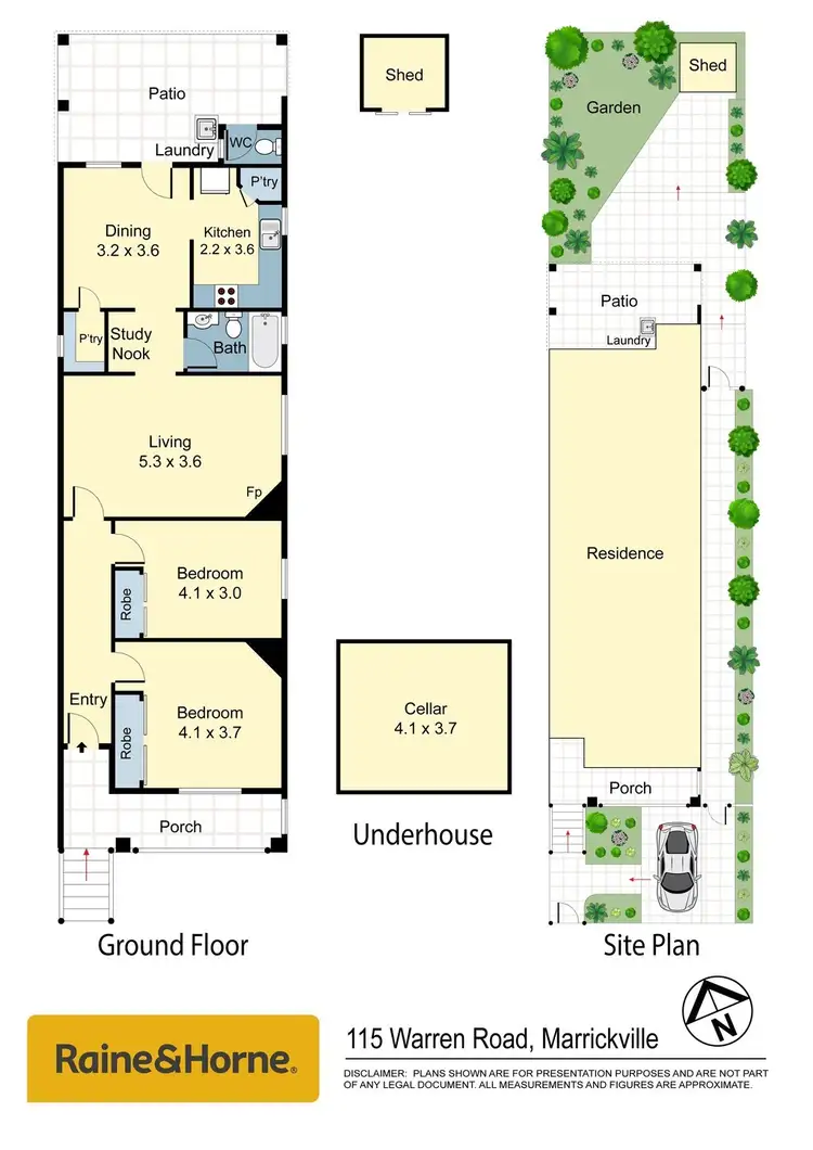 Floorplan of Homely house listing, 115 Warren Road, Marrickville NSW 2204
