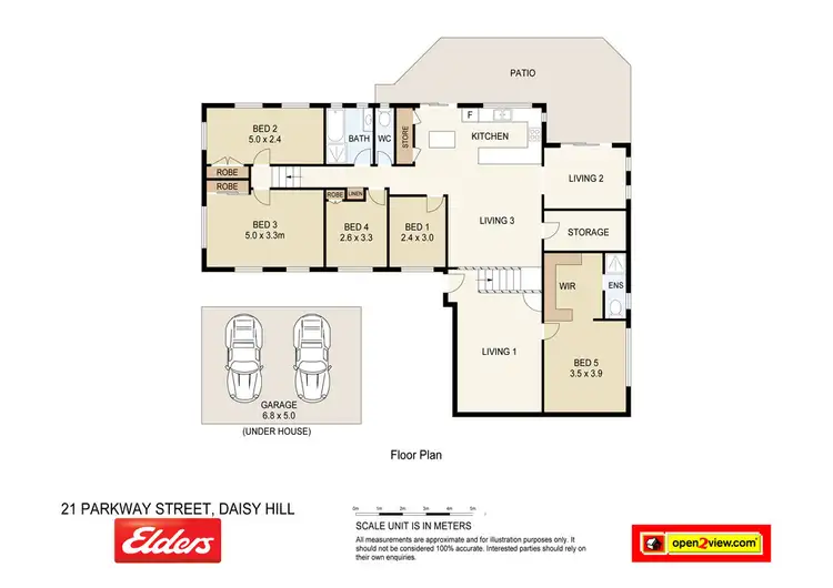 Floorplan of Homely house listing, 21 Parkway Road, Daisy Hill QLD 4127